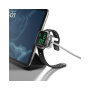 Nomad Universal 2u1 univerzalni pleteni Kabel za punjenje - USB-C na magnetski disk / USB-C - 1,5 m - bijeli