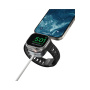 Nomad Universal 2u1 univerzalni pleteni Kabel za punjenje - USB-C na magnetski disk / USB-C - 1,5 m - bijeli