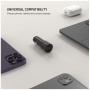 FIXED auto punjač s priključcima 2x USB-C - 65W - crni