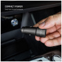 FIXED auto punjač s priključcima 2x USB-C - 65W - crni