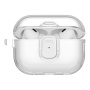 UNIQ Glase Pro Lock prozirna maskica sa zatvaranjem i karabinerom za AirPods Pro 3 - prozirna