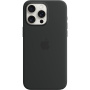 Originalna Apple silikonska maskica s MagSafe za iPhone 15 Pro Max - crni