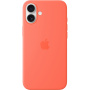Originalne Apple silikonska maska sa MagSafe za iPhone 16 Plus - mandarina