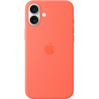 Originalne Apple silikonska maska sa MagSafe za iPhone 16 Plus - mandarina