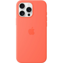 Originalne Apple silikonska maska sa MagSafe za iPhone 16 Pro Max - mandarina