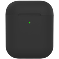Matný silikonska futrola za AirPods 1 / 2 - crni