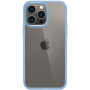 Spigen Crystal Hybrid prozirni etui s okvirom za iPhone 14 Pro Max - plavi