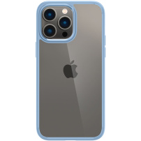 Spigen Crystal Hybrid prozirni etui s okvirom za iPhone 14 Pro Max - plavi