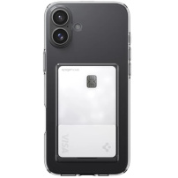 Spigen Crystal Slot prozirna maska s džepom za karticu za iPhone 16 - prozirna