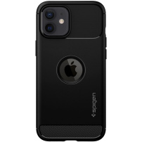Spigen Rugged Armor maskica za iPhone 12 / 12 Pro - crni