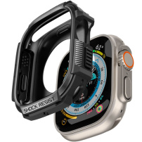 Spigen Rugged Armor veoma otporna futrola za Apple Watch Ultra 49mm - crno