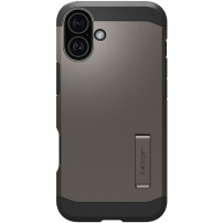 Spigen Tough Armor Case sa postoljem i MagSafe za iPhone 16 - tamno siva