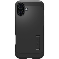 Spigen Tough Armor durable maska sa postoljem i MagSafe za iPhone 16 Plus - crna