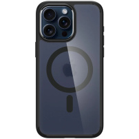 Spigen Ultra Hybrid MagFit prozirna maska sa MagSafe za iPhone 15 Pro - crni