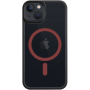 Tactical Hyperstealth 2.0 Transparent Cover sa MagSafe za iPhone 14 - crno crvena