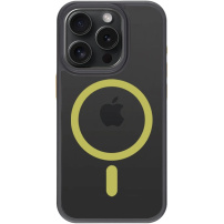 Tactical Hyperstealth 2.0 Transparent Cover sa MagSafe za iPhone 15 Pro - Crno Žuta