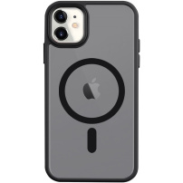 Tactical Hyperstealth prozirna maska s MagSafe za iPhone 11 - tamno siva
