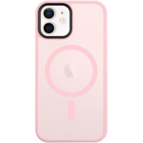 Tactical Hyperstealth prozirna maska sa MagSafe za iPhone 12 / 12 Pro - roza