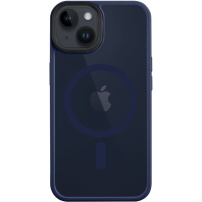 Tactical Hyperstealth prozirna maska s MagSafe za iPhone 14 - tamno plava