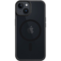 Tactical Hyperstealth prozirna maska s MagSafe za iPhone 14 - tamno siva