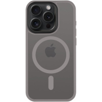Tactical Hyperstealth prozirna maska s MagSafe za iPhone 15 Pro - siva