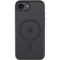 Tactical Hyperstealth prozirna maskica s MagSafe za iPhone 16e / 17e - tamnosiva
