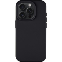 Tactical Silikonska maska Velvet Smoothie sa MagSafe za iPhone 15 Pro - crna
