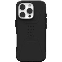 UAG Civilian Rugged Cover sa MagSafe za iPhone 16 Pro - crna