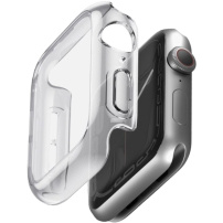 UNIQ Garde Hybrid kućište sa zaštitom zaslona za Apple Watch 42mm (Series 10 / 11) - prozirno