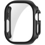 ENKAY mat futrola sa kaljenim staklom za Apple Watch Ultra 49mm - crno