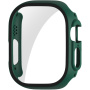 ENKAY mat futrola sa kaljenim staklom za Apple Watch Ultra 49mm - zeleno
