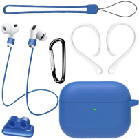 Praktičan set 6u1 za AirPods Pro 3 - kraljevsko plava