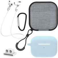 Praktičan set 5u1 za AirPods Pro 2 - plava