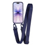Matna maskica s podesivim remenom za iPhone 17 - tamnoplava