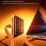WEKOME WDC-C20 magnetski pleteni kabel za punjenje i prijenos podataka - USB-C na USB-C - 1 m - crni