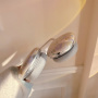 Maske za slušalice s cvjetnim uzorkom za AirPods Max 1 / 2 - bež