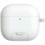 Futrola s preklopnim stalkom i karabinom za AirPods 4 / 5 - bijela