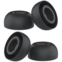 AhaStyle zamjenski silikonski čepići za AirPods Pro 3 - M - 2 kom - crni