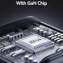 USAMS CC265 GaN adapter za brzo punjenje s portovima 2x USB-C / USB-A - 67W - bijeli
