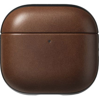 Nomad Modern Leather kožna futrola za AirPods 4 - tamno smeđa