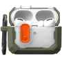 UAG Plasma otporna futrola sa zatvaranjem i karabinerom za AirPods Pro 3 - maslinasta