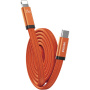 WEKOME WDC-C21 magnetski pleteni kabel za punjenje i prijenos podataka - USB-C na Lightning - 1 m - narančasti