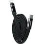 WEKOME WDC-C21 magnetski pleteni kabel za punjenje i prijenos podataka - USB-C na Lightning - 1 m - crni
