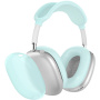 4u1 prozirna silikonska maskica za AirPods Max 1 / 2 - plava