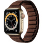 Antilop magnetski remen za Apple Watch Ultra 49mm / 46mm / 45mm / 44mm / 42mm - tamnosmeđi