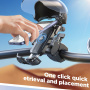 JOYROOM JR-ZS526 držač za bicikl i motocikl za upravljač sa sjenilom za sunce za iPhone - crni