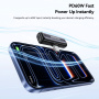 ESSAGER 2u1 audio i Redukcije za punjenje - 3,5 mm jack / USB-C na USB-C - siva