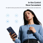 ESSAGER 2u1 audio i Redukcije za punjenje - 3,5 mm jack / USB-C na USB-C - siva