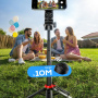 ESSAGER ES-F07 mini Bluetooth selfie štap s tripodom za iPhone - crna