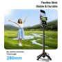 ESSAGER ES-F07 mini Bluetooth selfie štap s tripodom za iPhone - crna